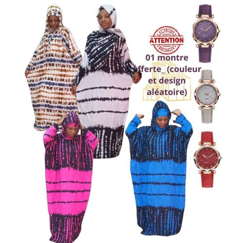 Abaya Tendance + Montre Offerte – Élégance et Confort pour Toutes Occasions